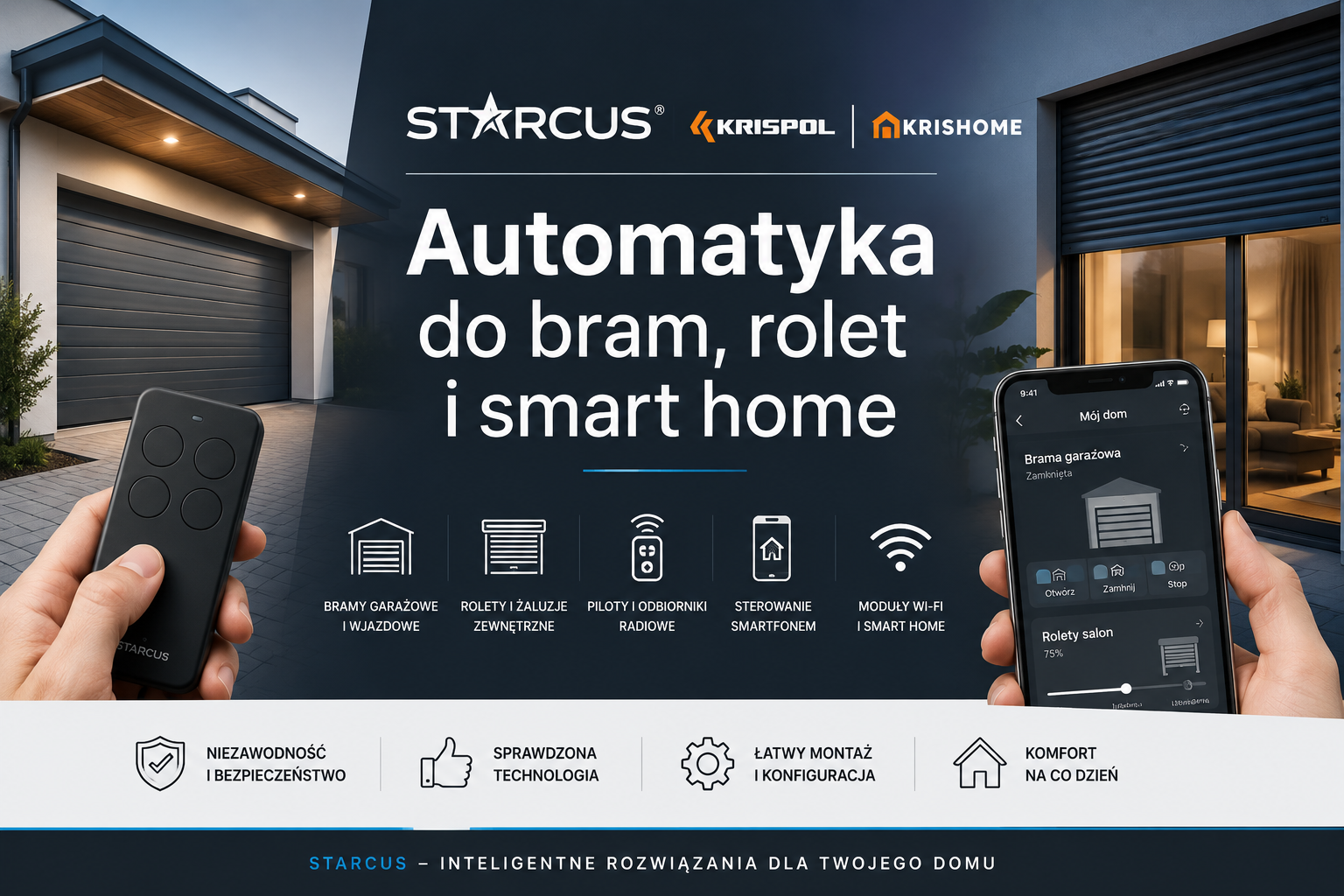 Automatyka Starcus producent Krispol Krishome